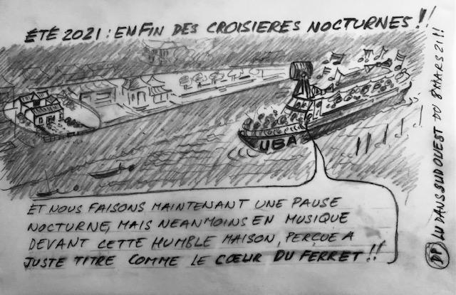 UBA Musique devant maison